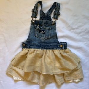 Jordache denim overall dress 4